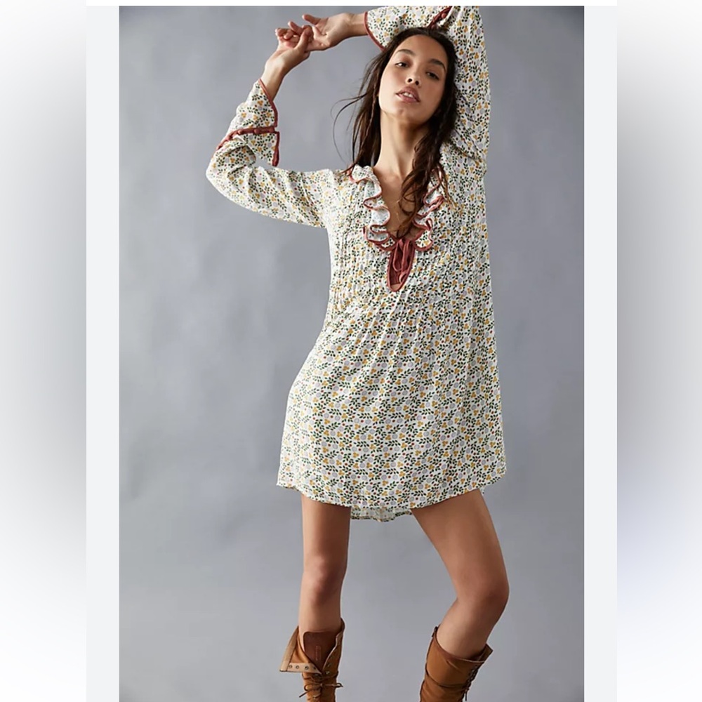 Free People Blossom Baby Mini Dress